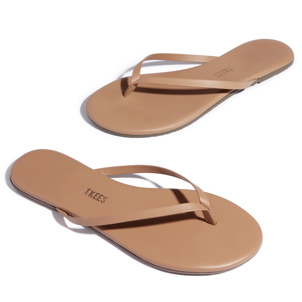 lspaceswimwear TKEES Foundations Matte Sandals - Cocobutter Size 9Cocobutter / 9 - Picture 2 of 3